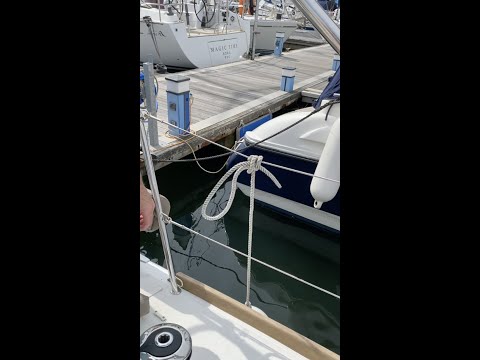 How To Tie A Fender To A Lifeline