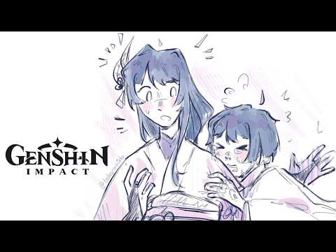 Si Scaramouche hubiera sido el arconte - Genshin Impact comic (FANDUB)