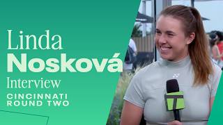 Linda Noskova opens up about life after winning Wimbledon 🤍 | 2026 Cincinnati