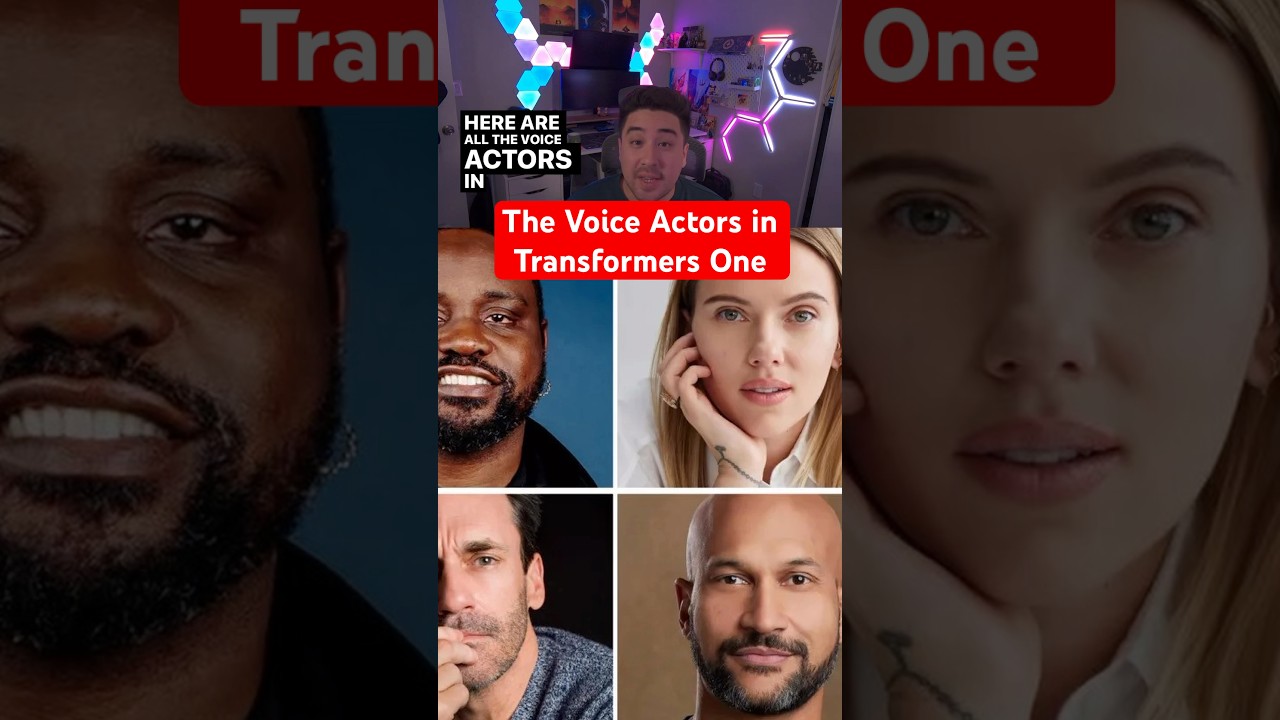 Behind the Voice Actors in Transformers One!