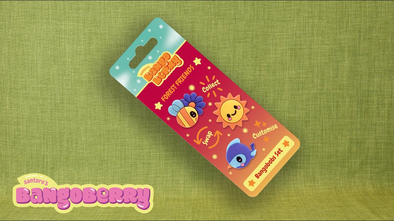1316BB06 Bangoberry Bangobobs Set Forest Friends