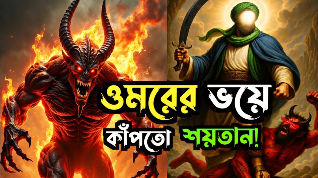 ওমরের নাম শুনেই কাঁপতোশয়তান! 😱 |Hazrat Umar (RA)Powerful Story