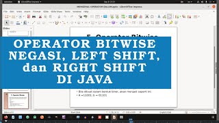 #10 Materi kelas 11 | Mengenal Operator Bitwise part2 Java