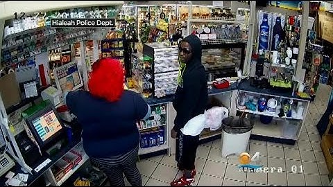 Crook Caught On Surveillance At Hialeah Food Mart