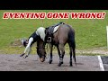 Eventing gone wrong first fall on rolo captured