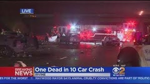 One Killed, 9 Hurt In Violent Chain-Reaction Wreck On 5 Freeway In Irvine