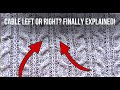 How to Knit Left and Right Cables (STOP guessing and START understanding)