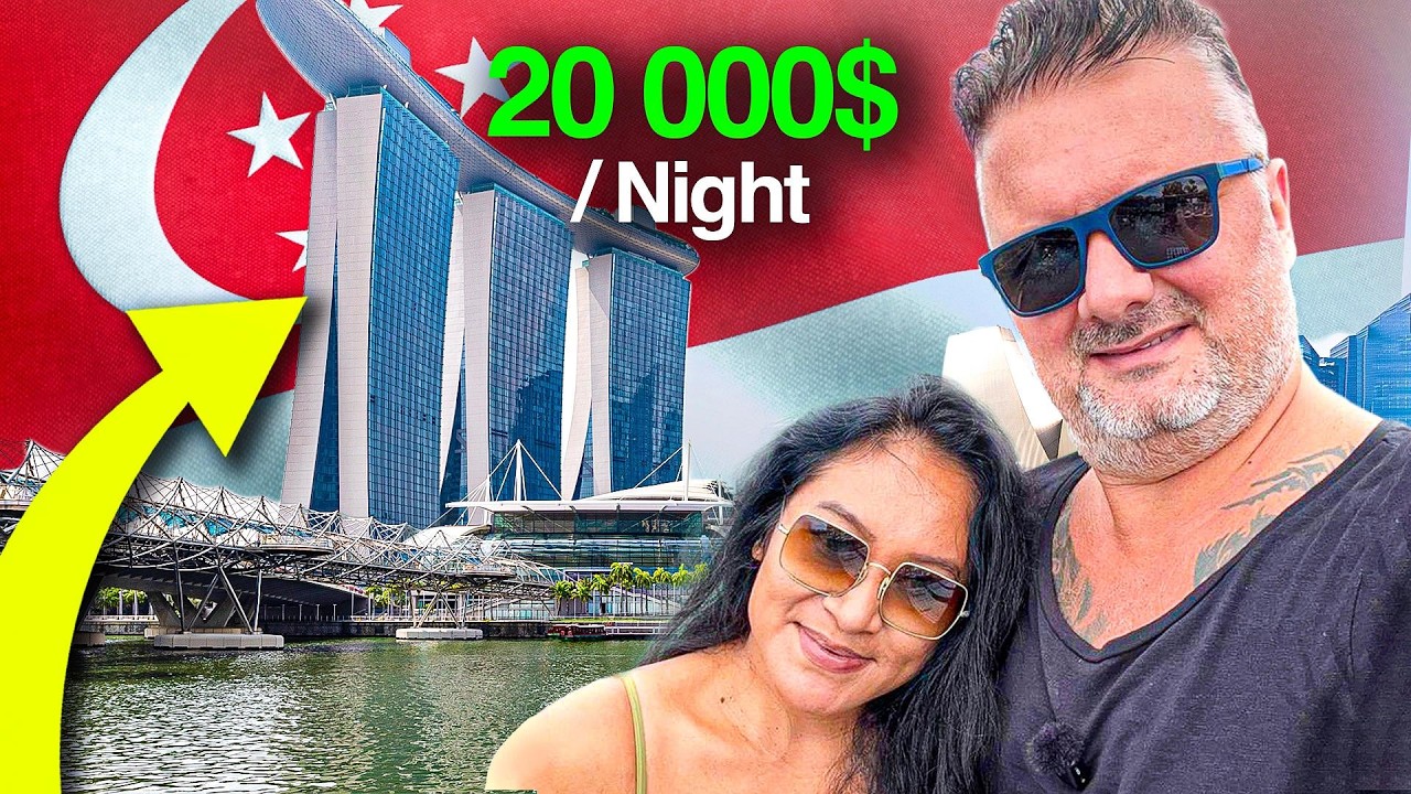 We Stay At Singapore's Most ICONIC Hotel - Marina Bay Sands Luxury Hotel best for couple.