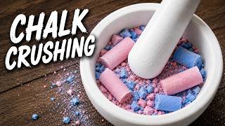 Crushing Chalk with a Mortar and Pestle