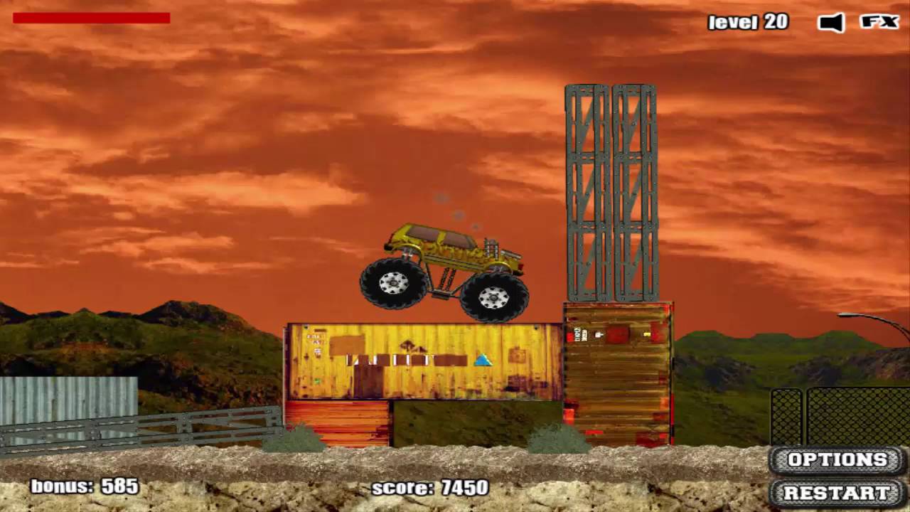 Monster Truck Demolisher Level 20 YouTube