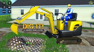 Kepçe Operatörü Oyunu Oynadım - DIG IT  A Digger Simulator - Gameplay FHD screenshot 3