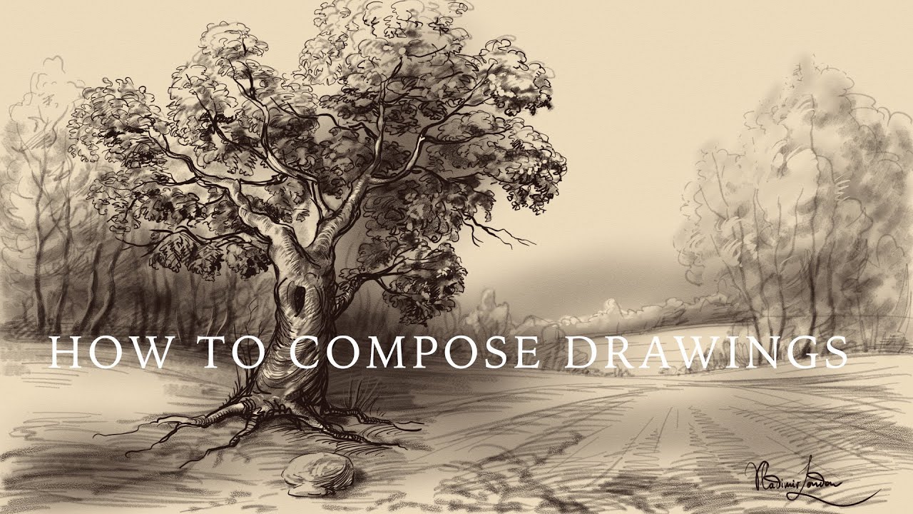 How to compose drawings with correct layout and scale - YouTube