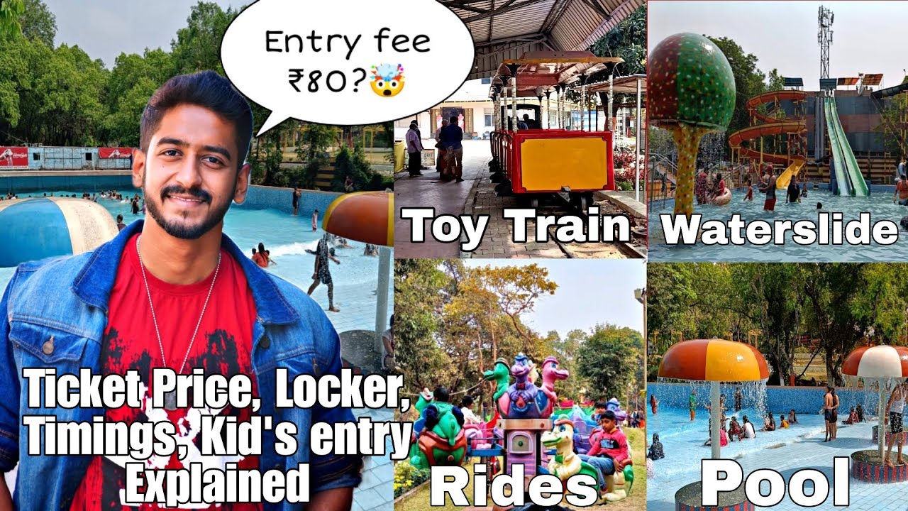 We Visited Durgapur Water Park 2023  Anand Amusement Park Full Details The Desi Bong