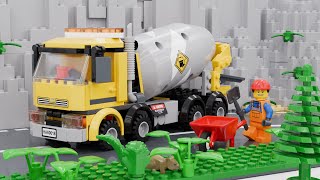 Lego City Cement Mixer Trailer