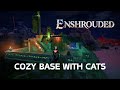 Enshrouded: Cozy Mountain Base with Cats