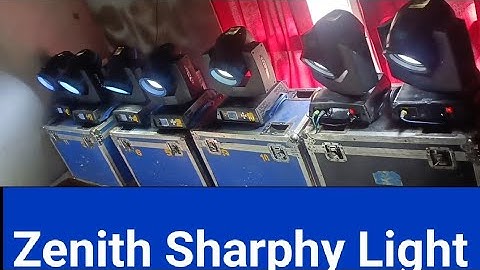 Zenith 7R Sharpy Light! With Pilot 2000 Control