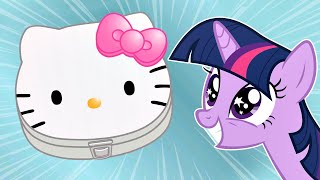 TWILIGHT PREPARANDO LANCHEIRAS PARA HELLO KITTY #LuliRarity screenshot 5
