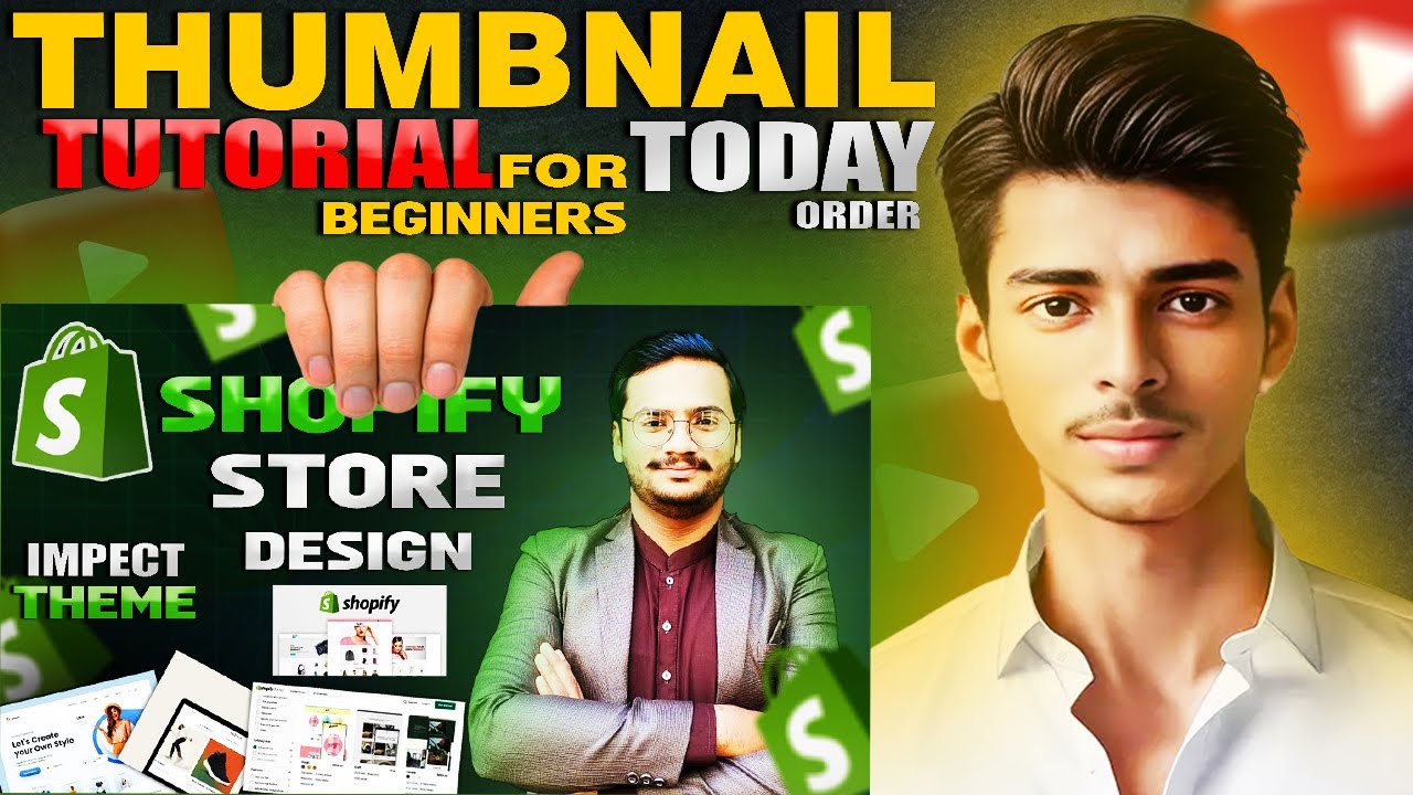 TODAY ORDER Make a YouTube Video Thumbnail With Glow Effect | YouTube ...