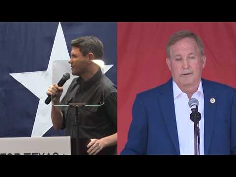Texas Senate race: Paxton rallies in Conroe amid tight polls