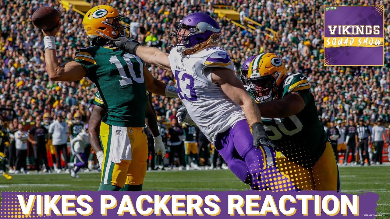 VIKINGS SQUAD SHOW: Vikings HUMILATED AT LAMBEAU vs. Packers, 23-6