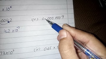 Exercise 2.1 Question 1 New Math Book class 9 Punjab PTB how to write number in Scientific notation