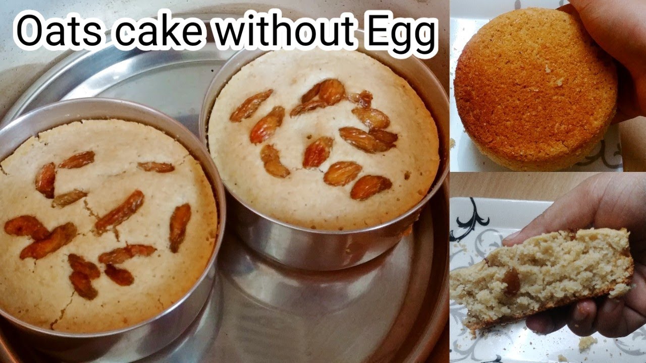 How to make oats cake without Egg and butter ఓట్స్ తో ఇలా కేక్ చేసి