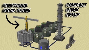 [OUTDATED] RBMK REACTOR Design with RBMK FUEL CRANE || How to make an RBMK Reactor with Fuel Crane