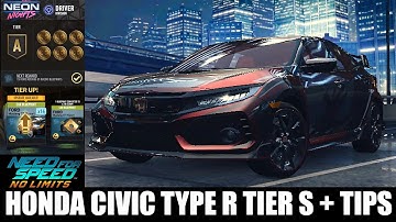 NEON LIGHT TIER S | HONDA CIVIC TYPE R | NEED FOR SPEED NO LIMITS