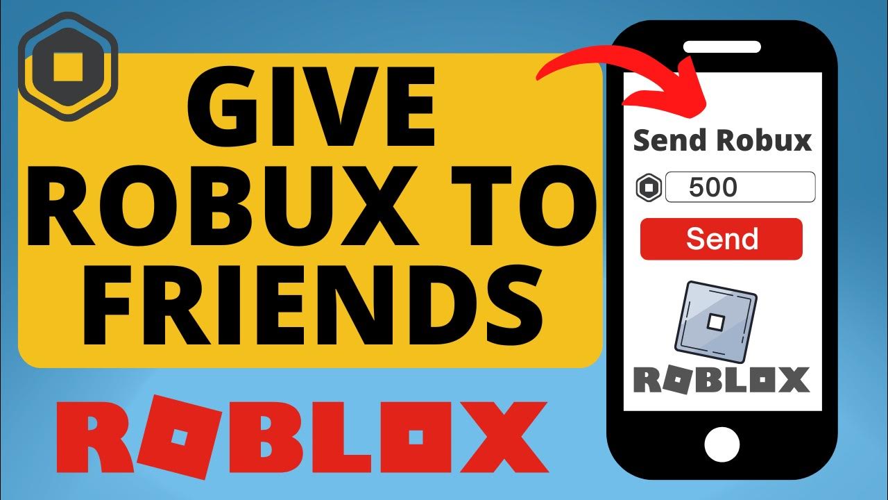 How to Give Robux to Friends on Roblox Mobile - Send Robux to People