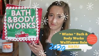 Bath \& Body Works Winter 2020 Wallflower Sale Haul!