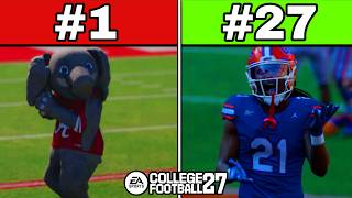27 Coolest New Additions to College Football 27!