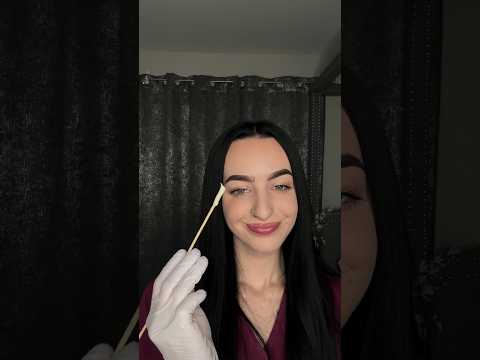 [ASMR] Waxing Your Eyebrows #shorts