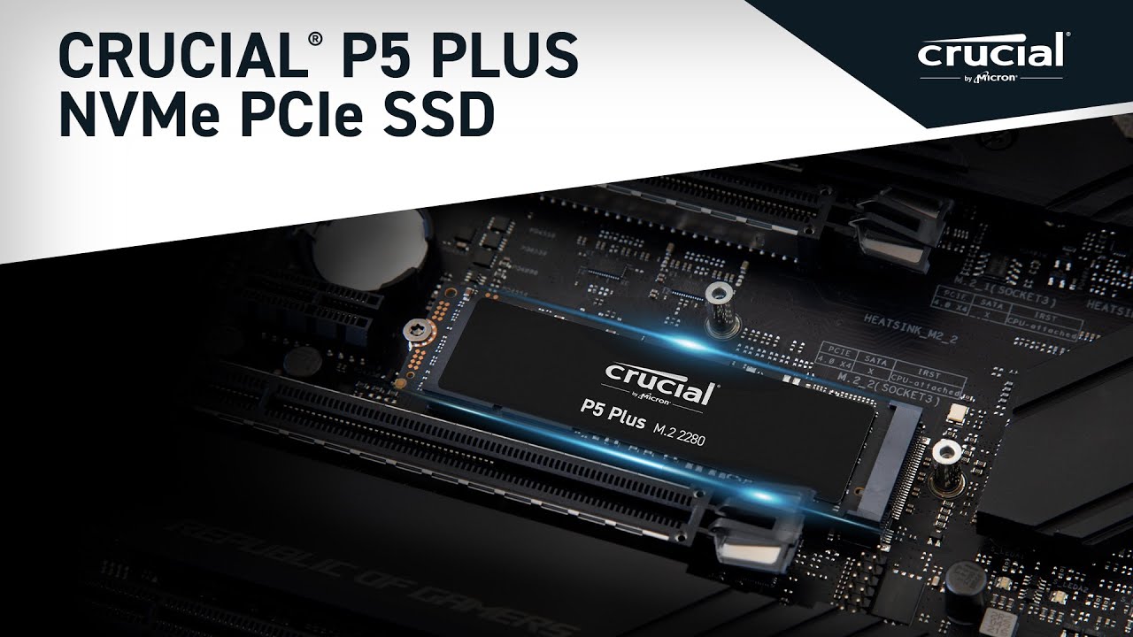 PCIe 4.0 NVMe M.2 SSD | Crucial P5 Plus | Crucial.com