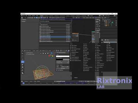 Tutorial on physically based rendering pbr textures displacement with brick blender 2 8