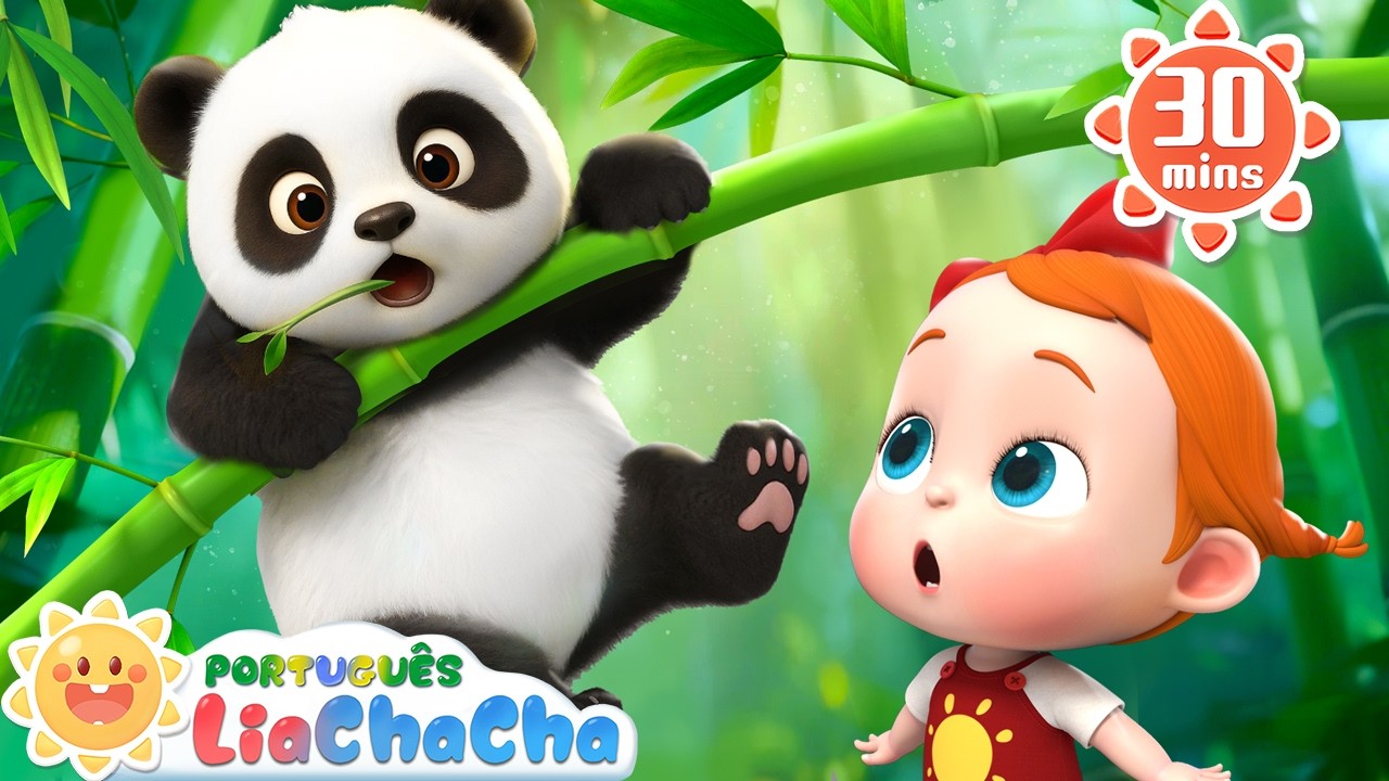 Panda Fofinho | Lia e ChaCha Vistam um Zoolígico | LiaChaCha em Português - Músicas Infantis