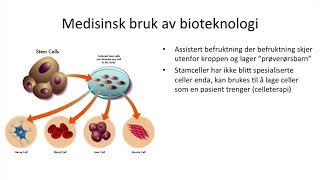 Naturfag - Genmodifisering og bioteknologi