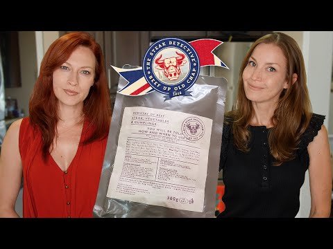 Steak and Dumplings MRE from the UK | The Steak Detective