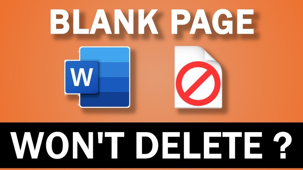 How to Delete a Blank Page You Can't Delete in MS Word Fix Extra Page