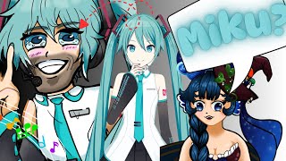 I drew Hatsune Miku as a Chad