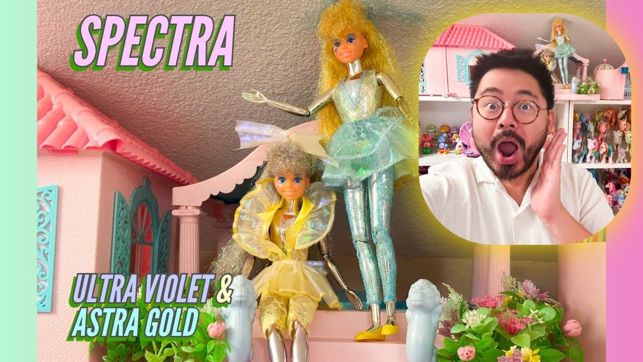 SPECTRA (1987): Ультрафиолет и АстраГолд | Недолгая серия игрушек Mattel с инопланетными подростками