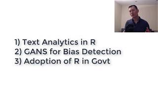 Text Analytics in R, Bias Detection with GANs & Adoption of R in Government - R Talks Summaries Profile