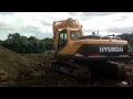 HYUNDAI R220LC-9S Backhoe. Del Monte, Bukidnon. Video 3