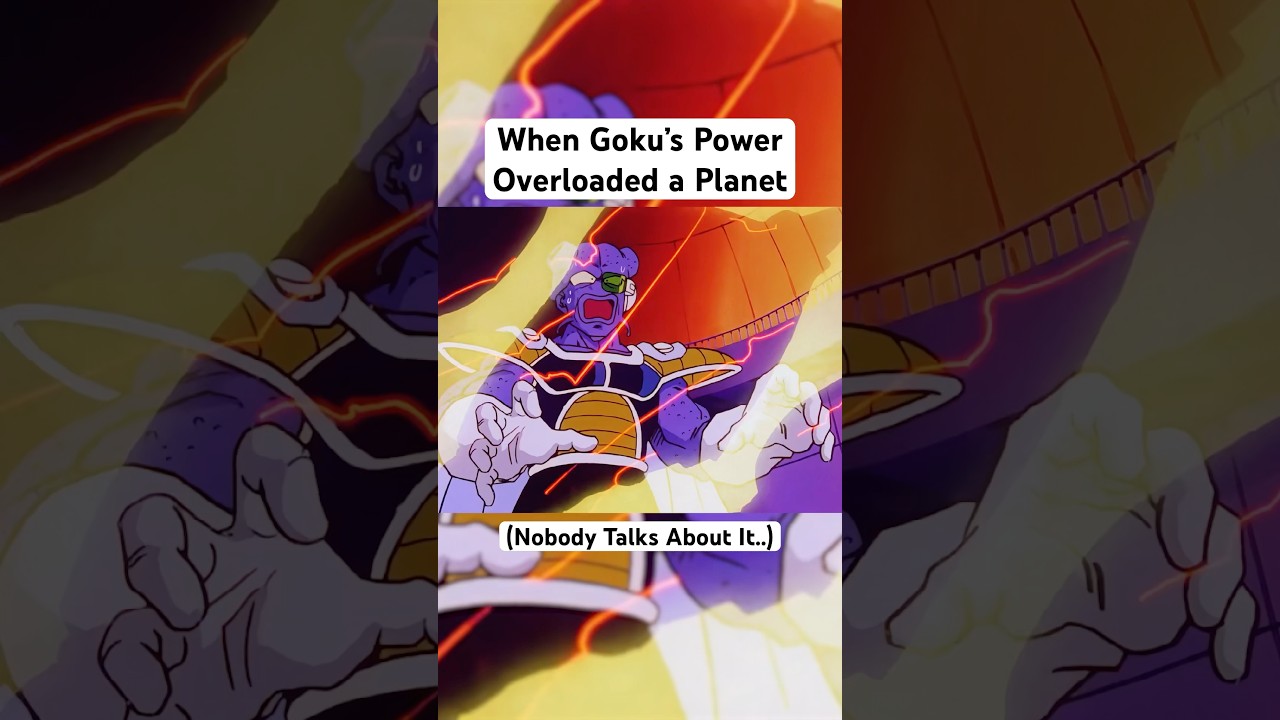 When Goku’s Power Overloaded a Planet #shorts #dragonball #goku