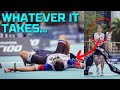 Triathlete unable to take one more step after UNBELIEVABLE performance (Race Breakdown)