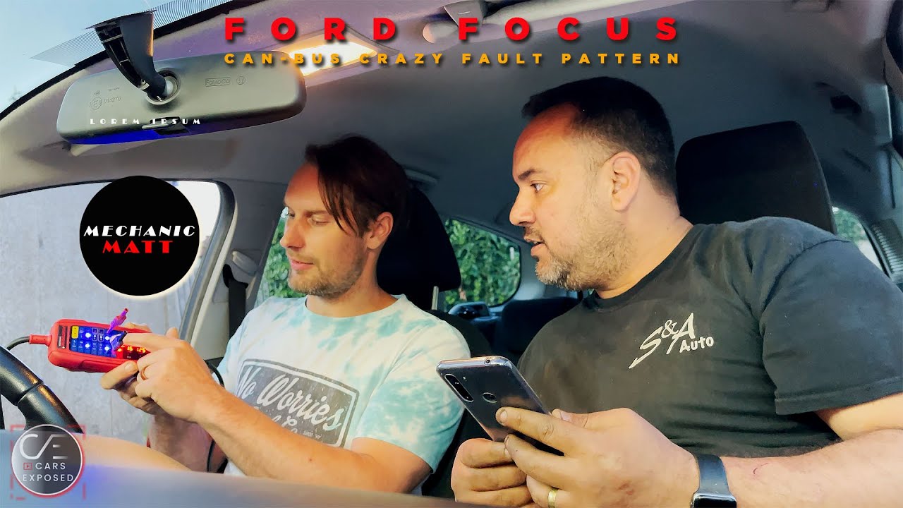 2009 Ford Focus CAN-BUS Crazy Pattern Engine malfunction U1900 U2510 U2023  U2202 U2012 U0001 U1260 - YouTube