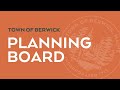 Planning Board Meeting • June 4, 2026
