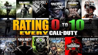 Rating EVERY Call of Duty From 0-10 (Campaign and Multiplayer)