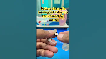 Battery replacement in Hearing aid #mathura #lifechanging #relaxing