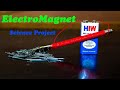 ElectroMagnet! Science project! 😲 #experiment #day #diy 