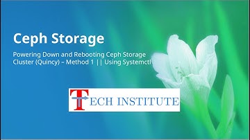 Ceph Storage (Quincy) || Graceful Poweroff/Shutdown/Reboot Ceph Cluster Nodes via Systemctl